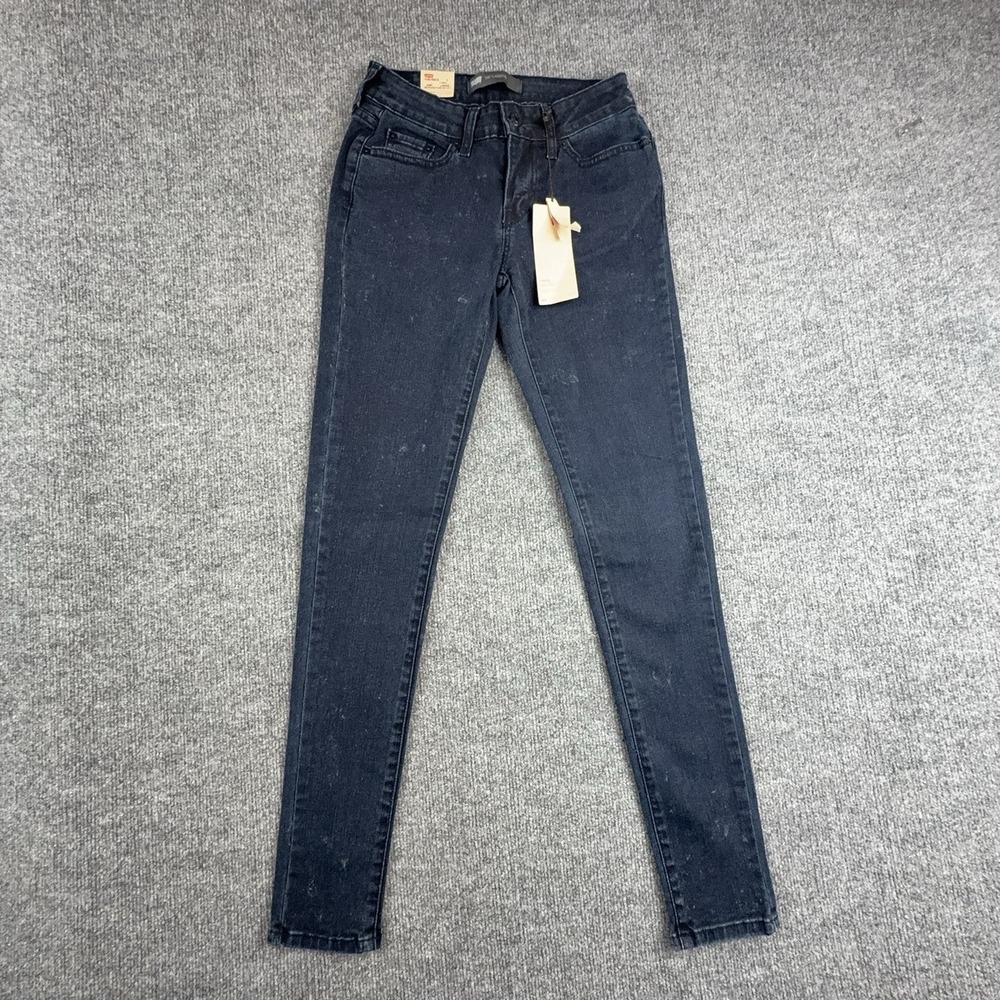 Levis 535 Jegging Jeans Girls 3 / 24 Dark Wash Blue Ultra Low Rise Stretch